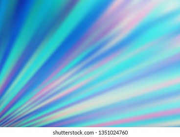 Light BLUE vector blurred shine abstract background. Colorful illustration in blurry style with gradient. A new texture for your design.