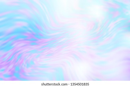 Light BLUE vector blurred shine abstract background. A completely new colored illustration in blur style. The best blurred design for your business.