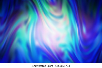 Light BLUE vector blurred shine abstract background. Colorful illustration in abstract style with gradient. Background for a cell phone.