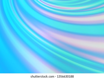 Light BLUE vector blurred shine abstract background. A completely new color illustration in a bokeh style. A completely new design for your business.