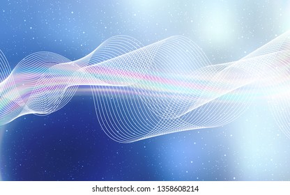 Light BLUE vector blurred shine abstract background. Colorful abstract illustration with gradient. Completely new design for your business.