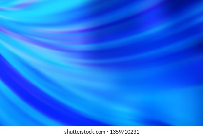 Light BLUE vector blurred shine abstract template. Shining colored illustration in smart style. New way of your design.