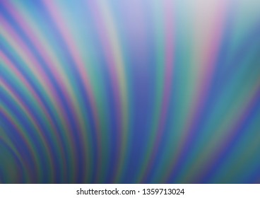 Light BLUE vector blurred shine abstract pattern. An elegant bright illustration with gradient. Brand new style for your business design.