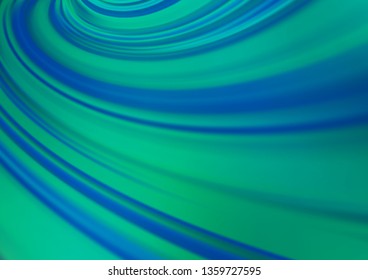 Light BLUE vector blurred shine abstract background. A completely new color illustration in a bokeh style. A completely new design for your business.