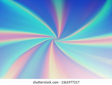 Light BLUE vector blurred shine abstract template. An elegant bright illustration with gradient. A completely new design for your business.