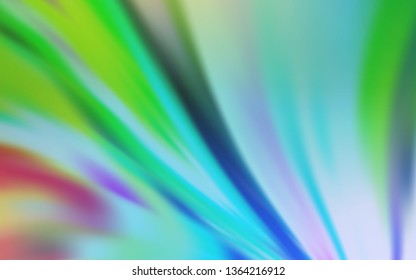 Light BLUE vector blurred shine abstract template. Shining colored illustration in smart style. Blurred design for your web site.