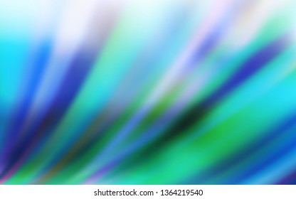 Light BLUE vector blurred shine abstract template. Shining colored illustration in smart style. Background for designs.