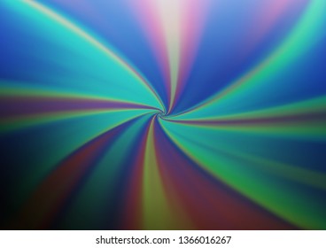 Light BLUE vector blurred shine abstract template. Colorful illustration in abstract style with gradient. The best blurred design for your business.