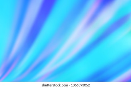 Light BLUE vector blurred shine abstract background. New colored illustration in blur style with gradient. The best blurred design for your business.