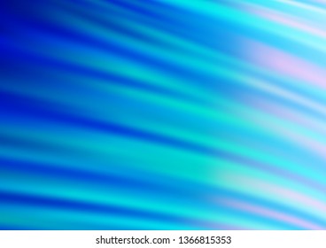 Light BLUE vector blurred shine abstract pattern. Creative illustration in halftone style with gradient. Brand new style for your business design.
