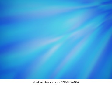 Light BLUE vector blurred shine abstract background. Creative illustration in halftone style with gradient. Brand new design for your business.
