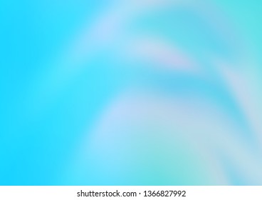 Light BLUE vector blurred shine abstract template. Colorful abstract illustration with gradient. The background for your creative designs.