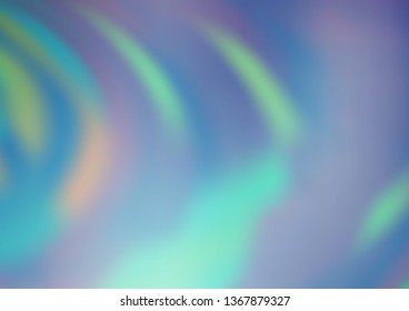 Light BLUE vector blurred shine abstract background. Modern geometrical abstract illustration with gradient. A completely new design for your business.
