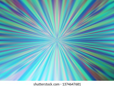 Light BLUE vector blurred shine abstract background. A completely new color illustration in a bokeh style. A completely new design for your business.