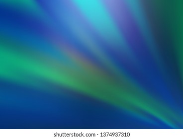 Light BLUE vector blurred shine abstract template. Glitter abstract illustration with an elegant design. Brand new style for your business design.