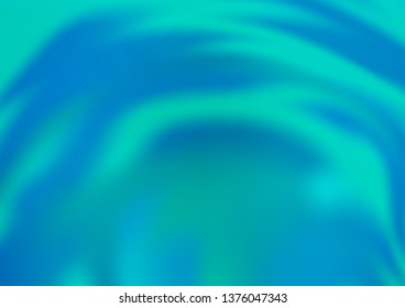 Light BLUE vector blurred shine abstract template. Colorful abstract illustration with gradient. The template can be used for your brand book.