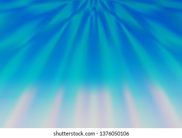 Light BLUE vector blurred shine abstract template. Colorful abstract illustration with gradient. The blurred design can be used for your web site.