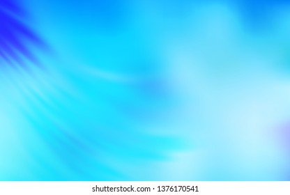 Light BLUE vector blurred shine abstract texture. Abstract colorful illustration with gradient. Completely new design for your business.
