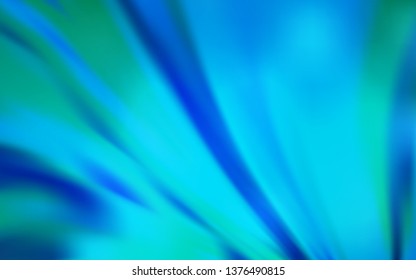 Light BLUE vector blurred shine abstract background. An elegant bright illustration with gradient. New design for your business.