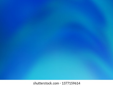 Light BLUE vector blurred shine abstract template. Creative illustration in halftone style with gradient. The background for your creative designs.