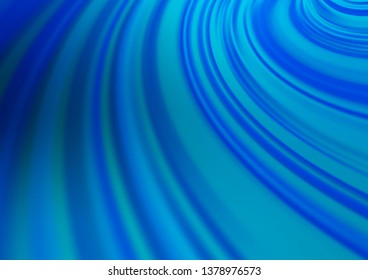 Light BLUE vector blurred shine abstract template. Colorful abstract illustration with gradient. The template can be used for your brand book.