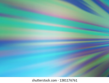 Light BLUE vector blurred shine abstract background. A vague abstract illustration with gradient. The template can be used for your brand book.