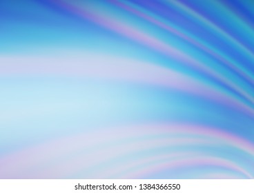 Light BLUE vector blurred shine abstract pattern. Shining colorful illustration in a Brand new style. The template for backgrounds of cell phones.