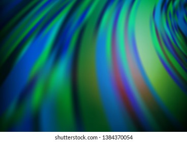Light BLUE vector blurred shine abstract background. A vague abstract illustration with gradient. The elegant pattern for brand book.