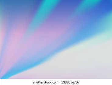 Light BLUE vector blurred shine abstract pattern. An elegant bright illustration with gradient. Brand new style for your business design.
