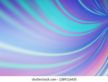 Light BLUE vector blurred shine abstract background. Glitter abstract illustration with an elegant design. Brand new design for your business.