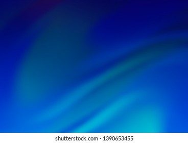 Light BLUE vector blurred shine abstract background. Creative illustration in halftone style with gradient. Brand new style for your business design.