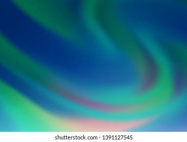 Light BLUE vector blurred shine abstract background. A vague abstract illustration with gradient. The best blurred design for your business.
