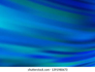 Light BLUE vector blurred shine abstract pattern. Glitter abstract illustration with an elegant design. The template can be used for your brand book.
