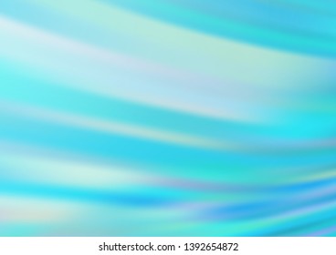 Light BLUE vector blurred shine abstract background. Colorful illustration in blurry style with gradient. The template for backgrounds of cell phones.