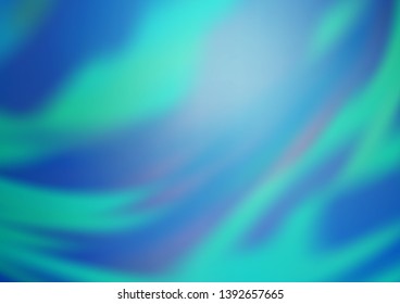 Light BLUE vector blurred shine abstract pattern. Colorful illustration in blurry style with gradient. The background for your creative designs.