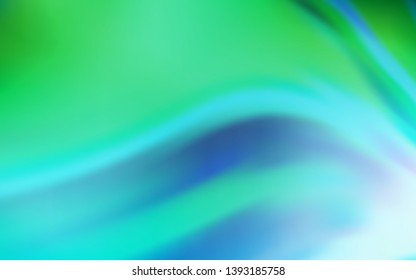 Light BLUE vector blurred shine abstract texture. New colored illustration in blur style with gradient. New style design for your brand book.