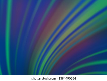 Light BLUE vector blurred shine abstract pattern. Modern geometrical abstract illustration with gradient. The template for backgrounds of cell phones.