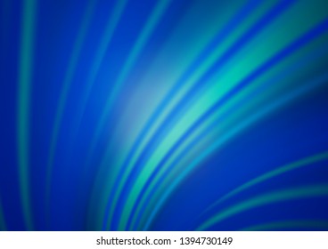 Light BLUE vector blurred shine abstract template. Creative illustration in halftone style with gradient. The template can be used for your brand book.