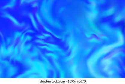 Light BLUE vector blurred shine abstract template. Glitter abstract illustration with gradient design. Background for designs.