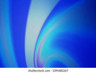 Light BLUE vector blurred shine abstract background. Colorful illustration in blurry style with gradient. The blurred design can be used for your web site.