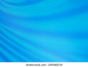 Light BLUE vector blurred shine abstract template. An elegant bright illustration with gradient. Brand new style for your business design.