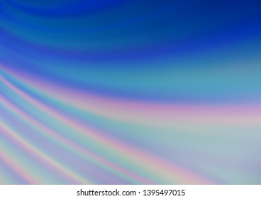 Light BLUE vector blurred shine abstract template. Colorful abstract illustration with gradient. The template for backgrounds of cell phones.
