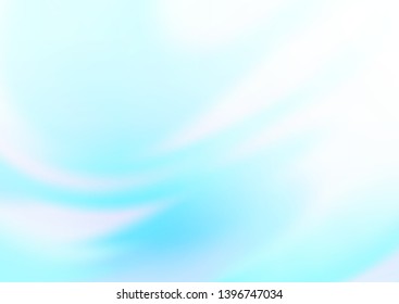 Light BLUE vector blurred shine abstract template. Colorful illustration in blurry style with gradient. The template can be used for your brand book.