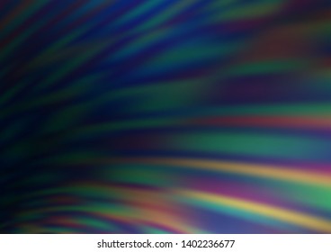 Light BLUE vector blurred shine abstract pattern. Glitter abstract illustration with an elegant design. The template can be used for your brand book.