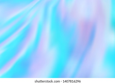 Light BLUE vector blurred shine abstract template. New colored illustration in blur style with gradient. Completely new design for your business.