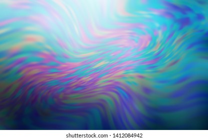 Light BLUE vector blurred shine abstract template. Colorful abstract illustration with gradient. New style design for your brand book.