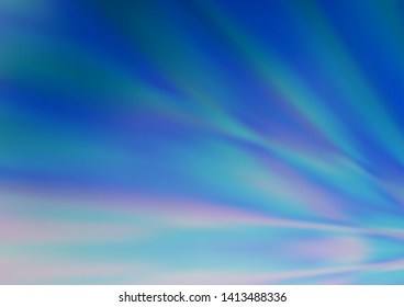 Light BLUE vector blurred shine abstract template. Colorful illustration in blurry style with gradient. The template for backgrounds of cell phones.