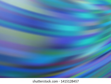 Light BLUE vector blurred shine abstract background. Colorful abstract illustration with gradient. A completely new template for your design.