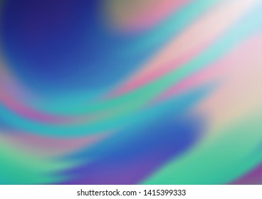 Light BLUE vector blurred shine abstract background. Shining colorful illustration in a Brand new style. A completely new design for your business.
