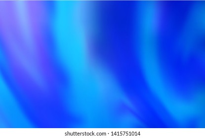 Light BLUE vector blurred shine abstract background. Colorful abstract illustration with gradient. New style design for your brand book.